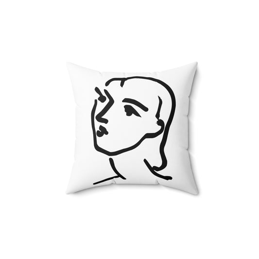 Matisse face pillow